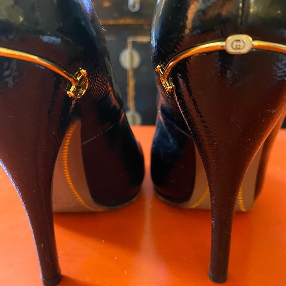 Gucci Horsebit Accent Patent leather Heels - Picture 6 of 10